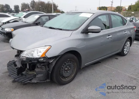 2014 Nissan Sentra S из США, поврежденный, VIN 3N1AB7AP9EL691576